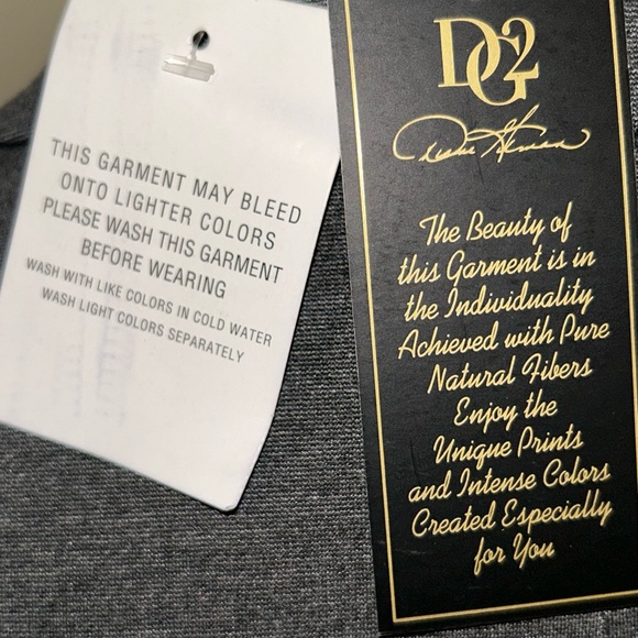 DG2 by Diane Gilman Charcoal Gray Single-Button Blazer - Picture 6 of 7